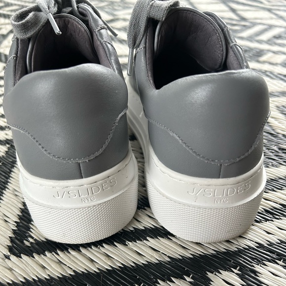 J/Slides Amanda Sneaker - lt grey leather - Picture 4 of 5